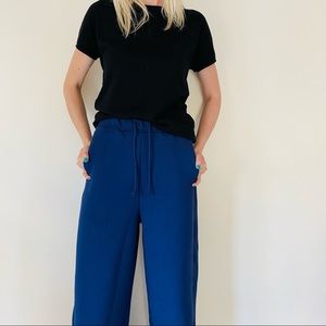 New Nike navy loose fit wide leg pants